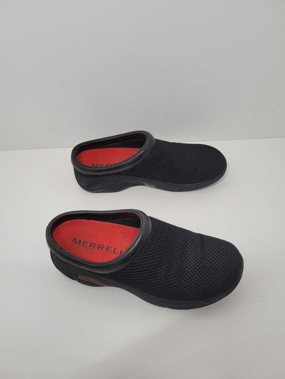 Merrell Primo Breeze Moc Black Mesh Slip On Mules Women's Shoes Size US 8 J62120